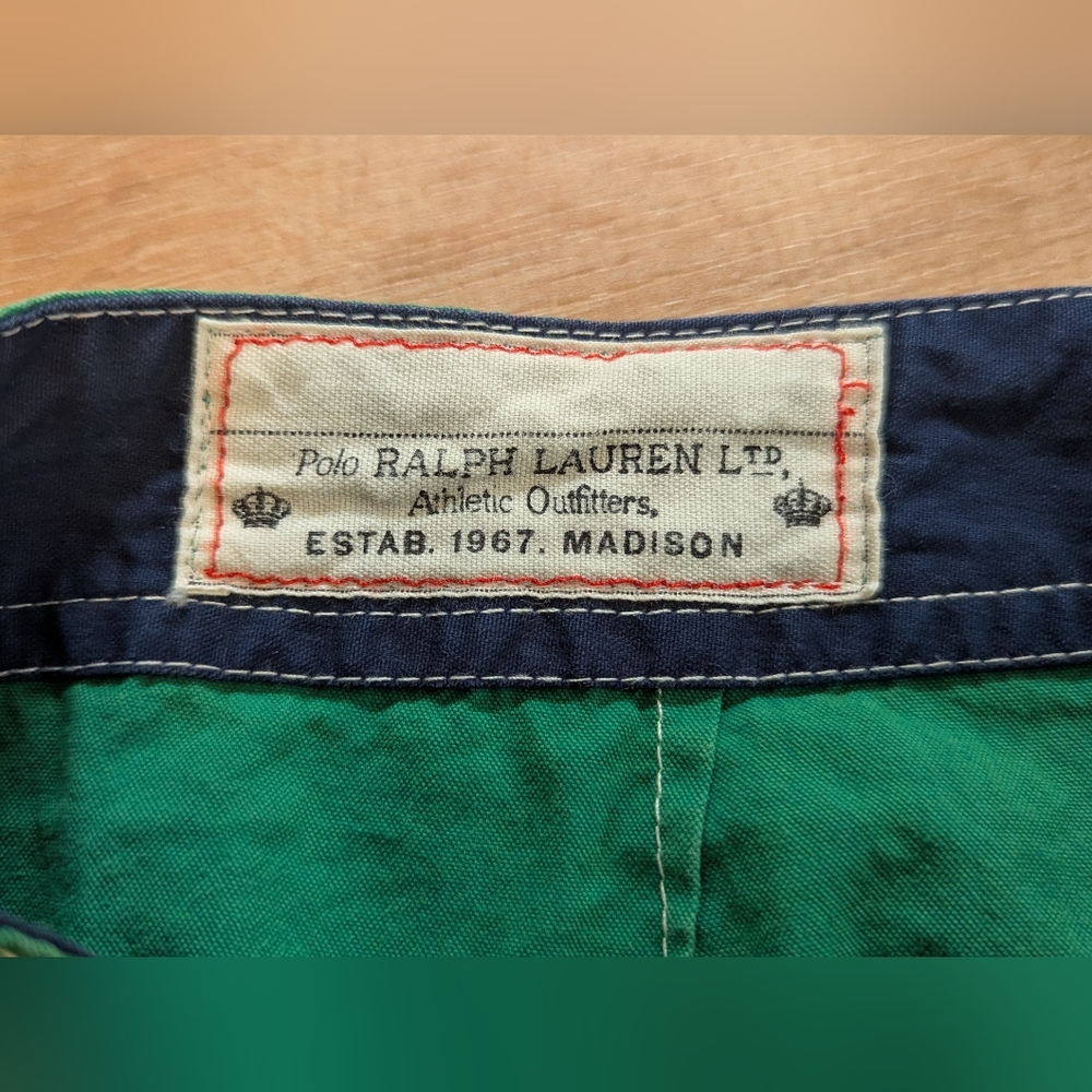 Polo Ralph Lauren Shorts Mens 38 RLPC Football Club Chino Pockets Drawstring - Picture 7 of 10